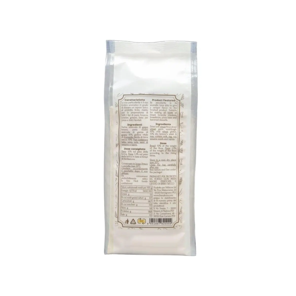 Etichetta posteriore lievito